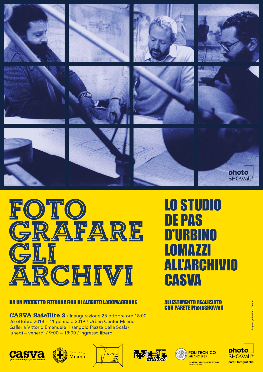 Fotografare gli archivi: CASVA Enrico Delitala De Pas D Urbino Lomazzi Jonathan De Pas Donato D Urbino Paolo Lomazzi Urban Center Milano PhotoShowAll Maria Fratelli Alberto Lagomaggiore Mariella Brenna