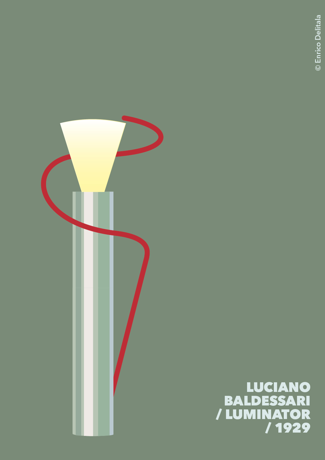 Luminator: Enrico Delitala Enrico Delitala illustrator Luciano Baldessari Luminator
